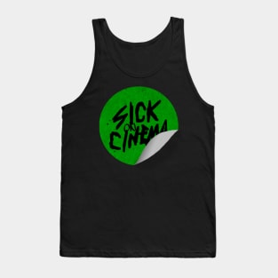 Sick On Cinema Horror Sticker Tank Top